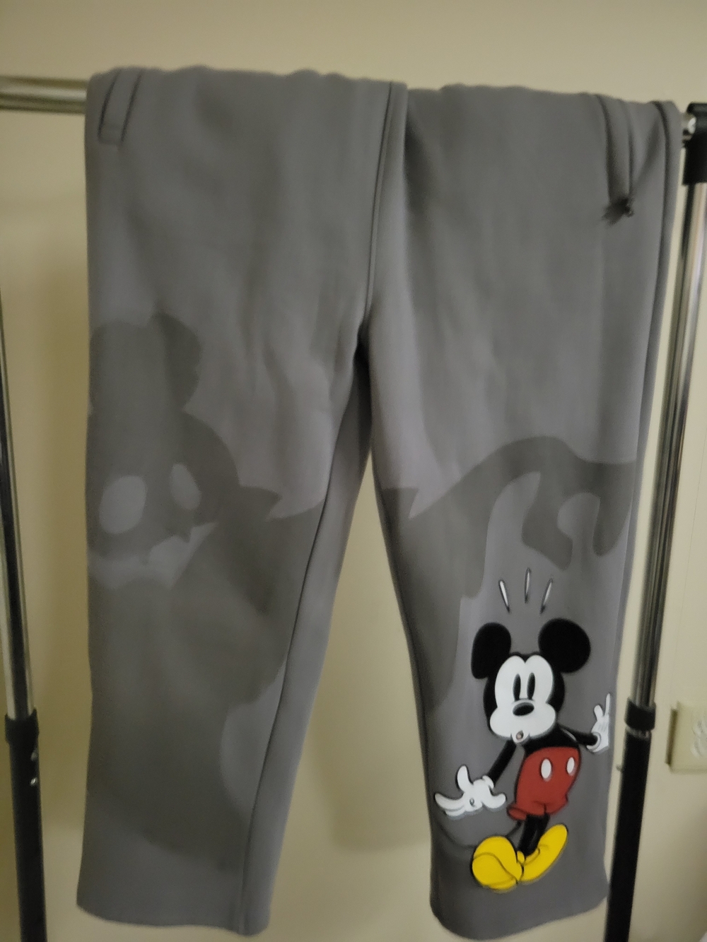 Mickey Mouse Gray Kids Sweatpants